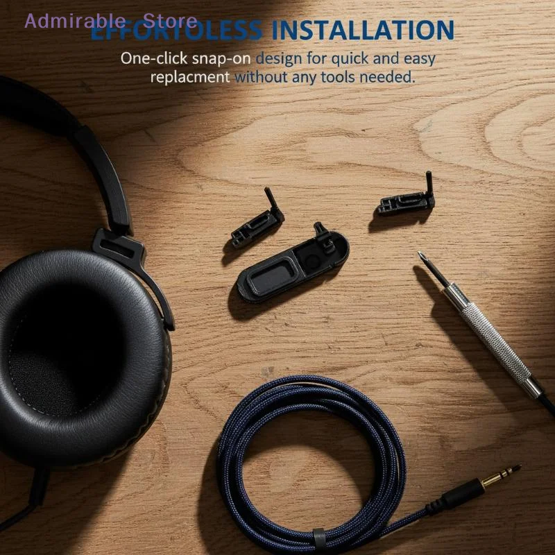 wXIR P3688 DEP450 Compatible Headset Dust Side Cover with Programming Connector for Secure and Easy Radio Maintenance Use