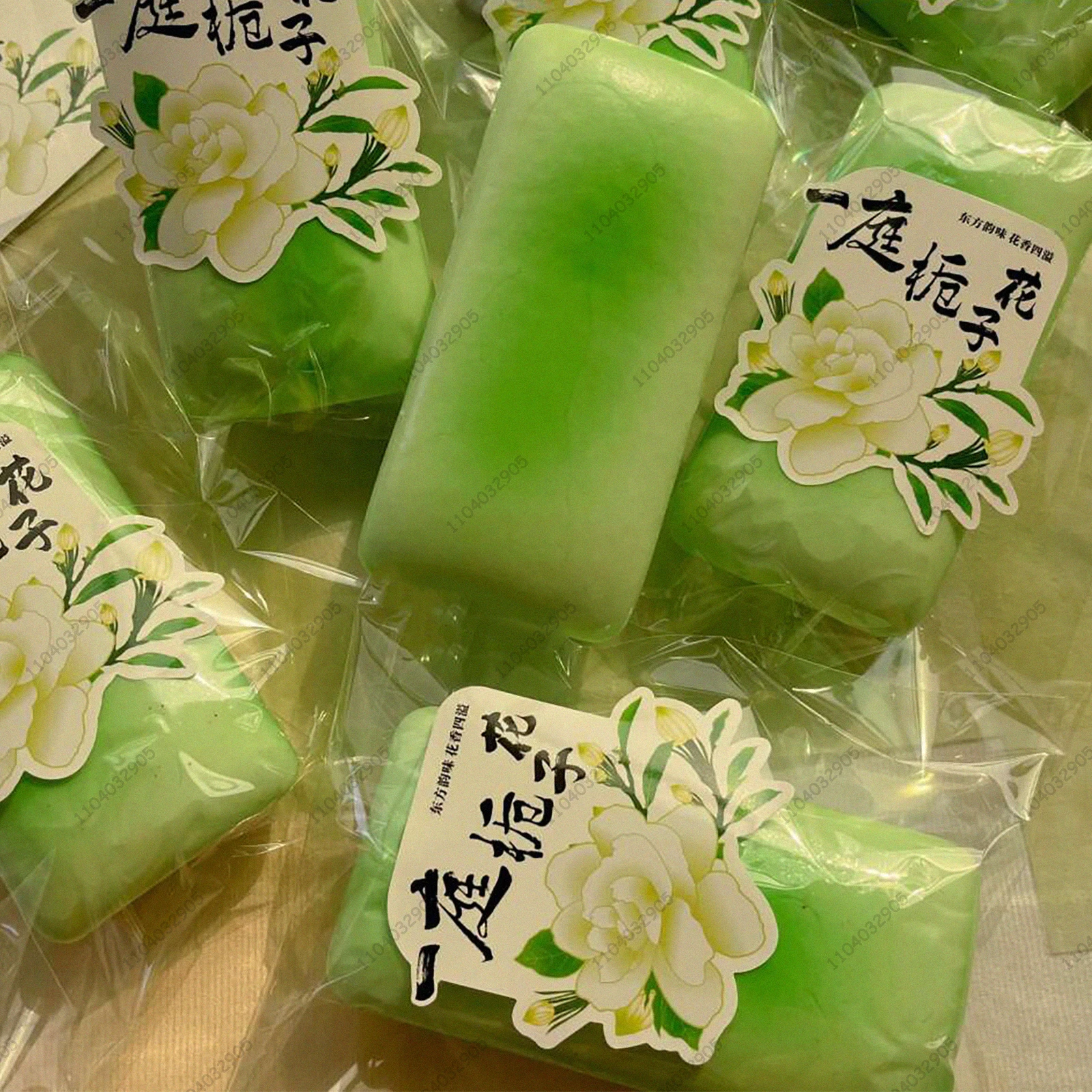 جاردينيا كعكة الأرز الأخضر بطيئة الارتفاع اسفنجي لزجة وناعمة ASMR تململ لعبة تصميم الكعكة الطراز القديم للهدايا المضادة للإجهاد #2