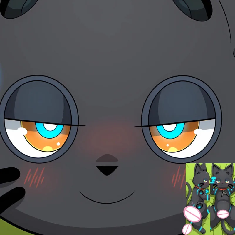 لتقوم بها بنفسك مخصص أنيمي رقيق فروي 808 (hi-fi_rush) Orcus Dakimakura المخدة وسادة حالة العناق.. الوجهين طباعة