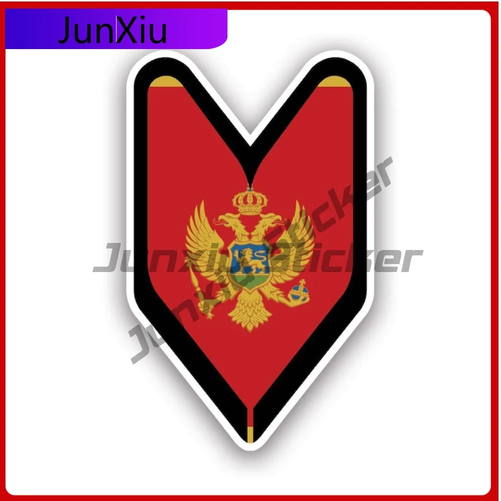 

Montenegrin Driver Badge Stickerwaterproof Outdoor Decalswakaba Funny Car Waterproof Vinyl Decal For Air Conditioners Creative