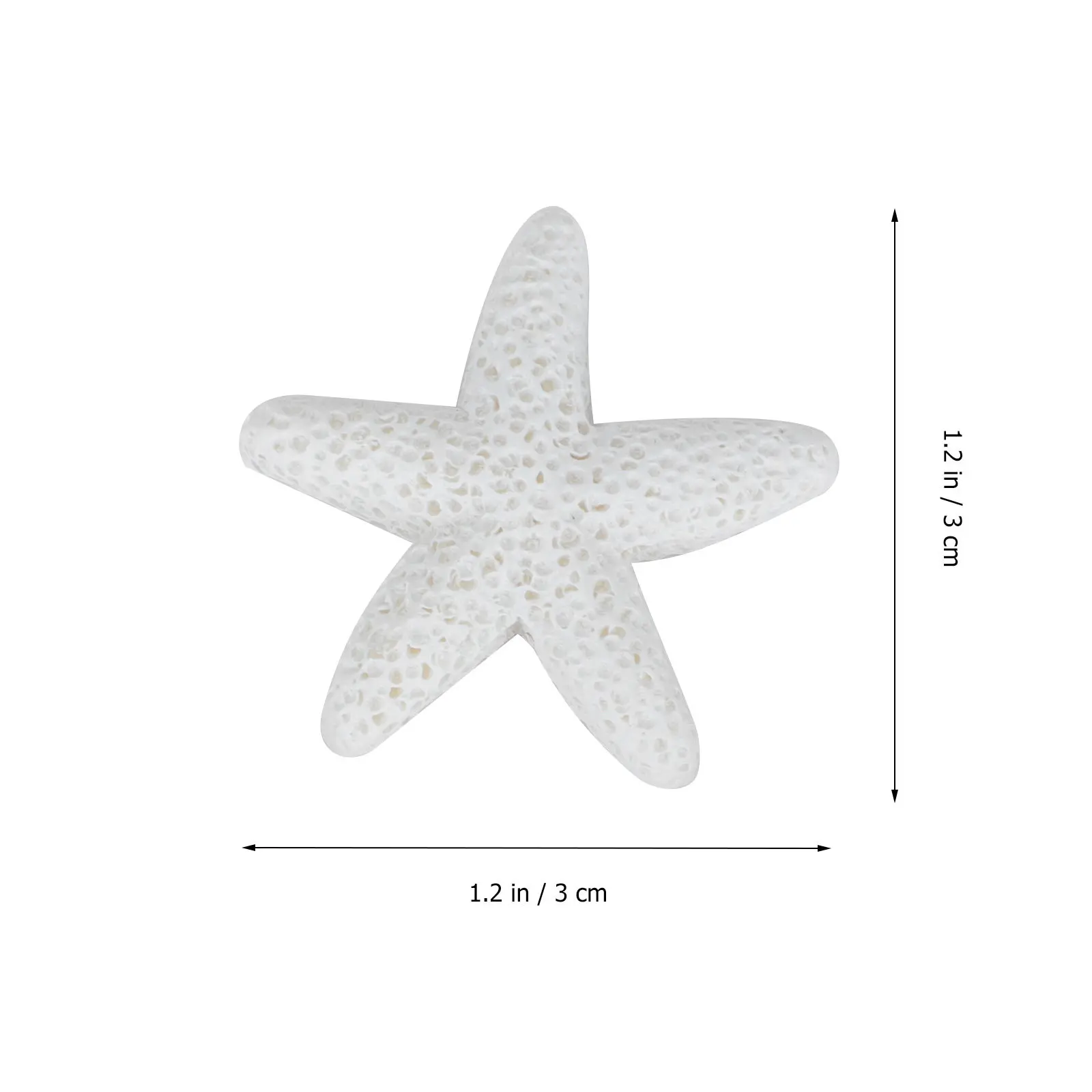 1Set Simulation Sea Stars Resin Marine Hanging Ornaments Ocean Themed Decor Set Realistic Lifelike Design DIY Craft Supplies