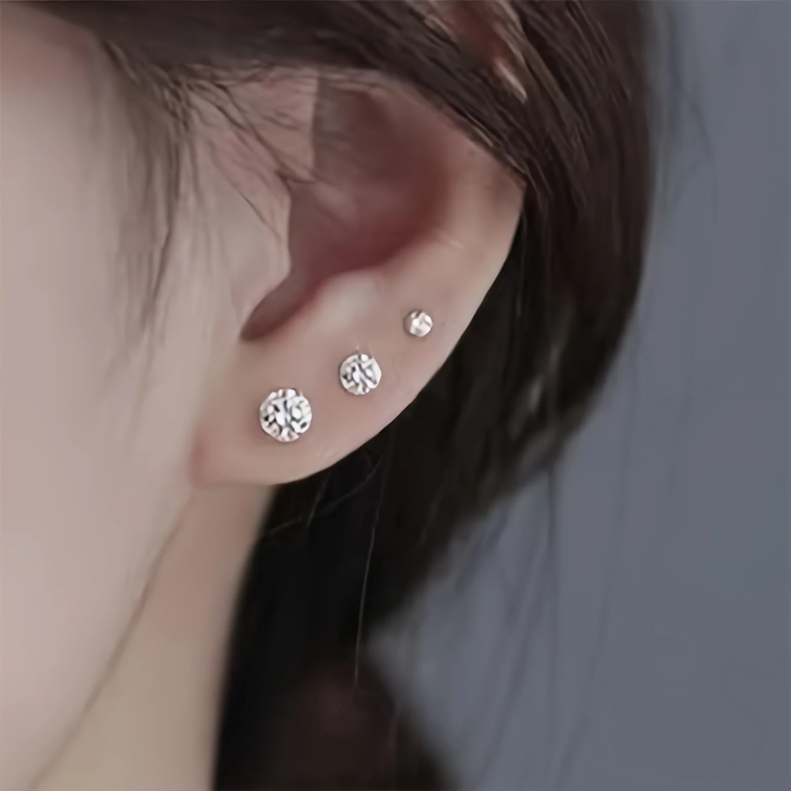 12pcs Dopamine-colored Ear And Nose Clip Set