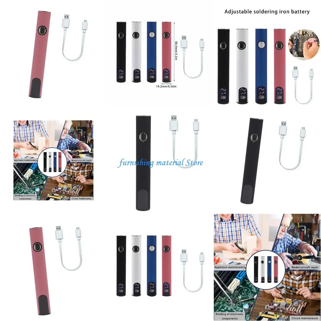 

Y5GD Wireless Soldering Pen Feature Adjustable Voltages for Diverses Applications