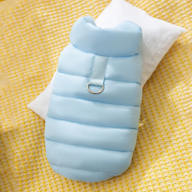 Soft WARM เสื้อผ้าสุนัข D-แหวนฤดูหนาวเสื้อกั๊กสุนัขเสื้อหรูหรา Puppy ลงเสื้อแจ็คเก็ตเบาะ Cat Coat JACKET Yorkie ชุดสัตว์เลี้ยง