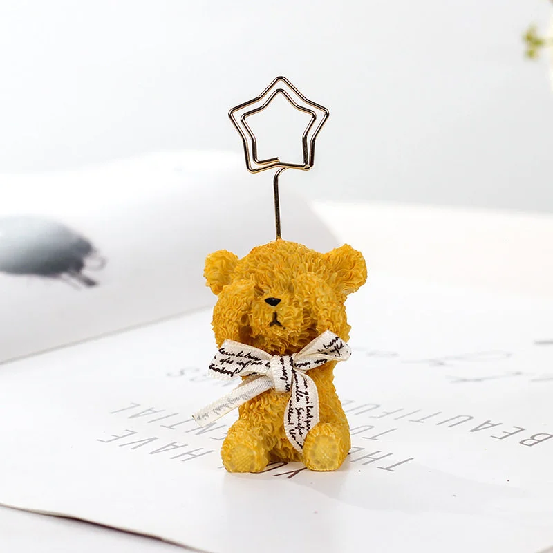 1PC Vintage England Mailbox Photo Paper Clip Note Holder Desk Name Card Wedding Favors Place Card Memo Clip Home Decoration Gift