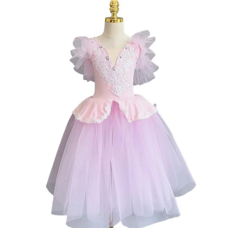 تنانير Falda de ballet falda de baile para ninas Program Infantil disfraces de activa collectiva trajes de acte de baile