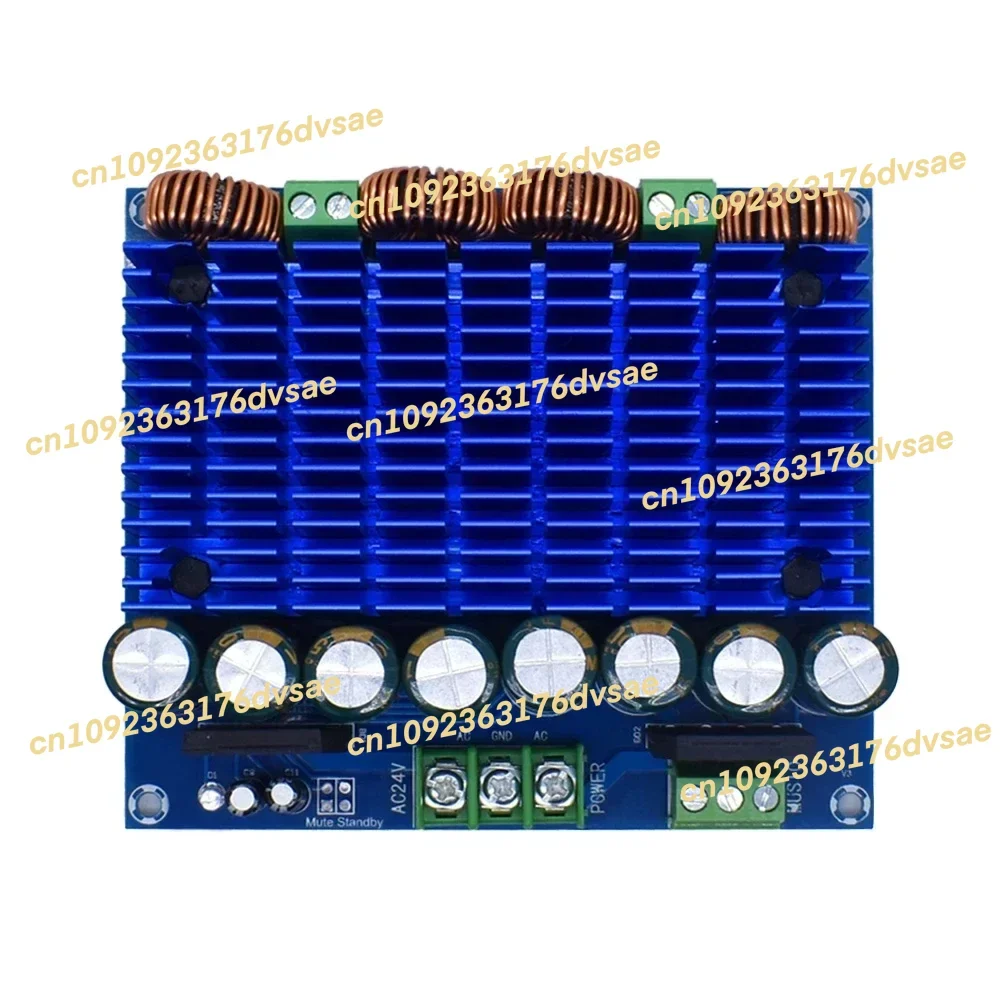 NEW WGZX 고출력 클래스 D 디지털 앰프 모듈 AC 24V 스테레오 TDA8954TH 듀얼 칩 2x420W XH-M252 오디오 보드