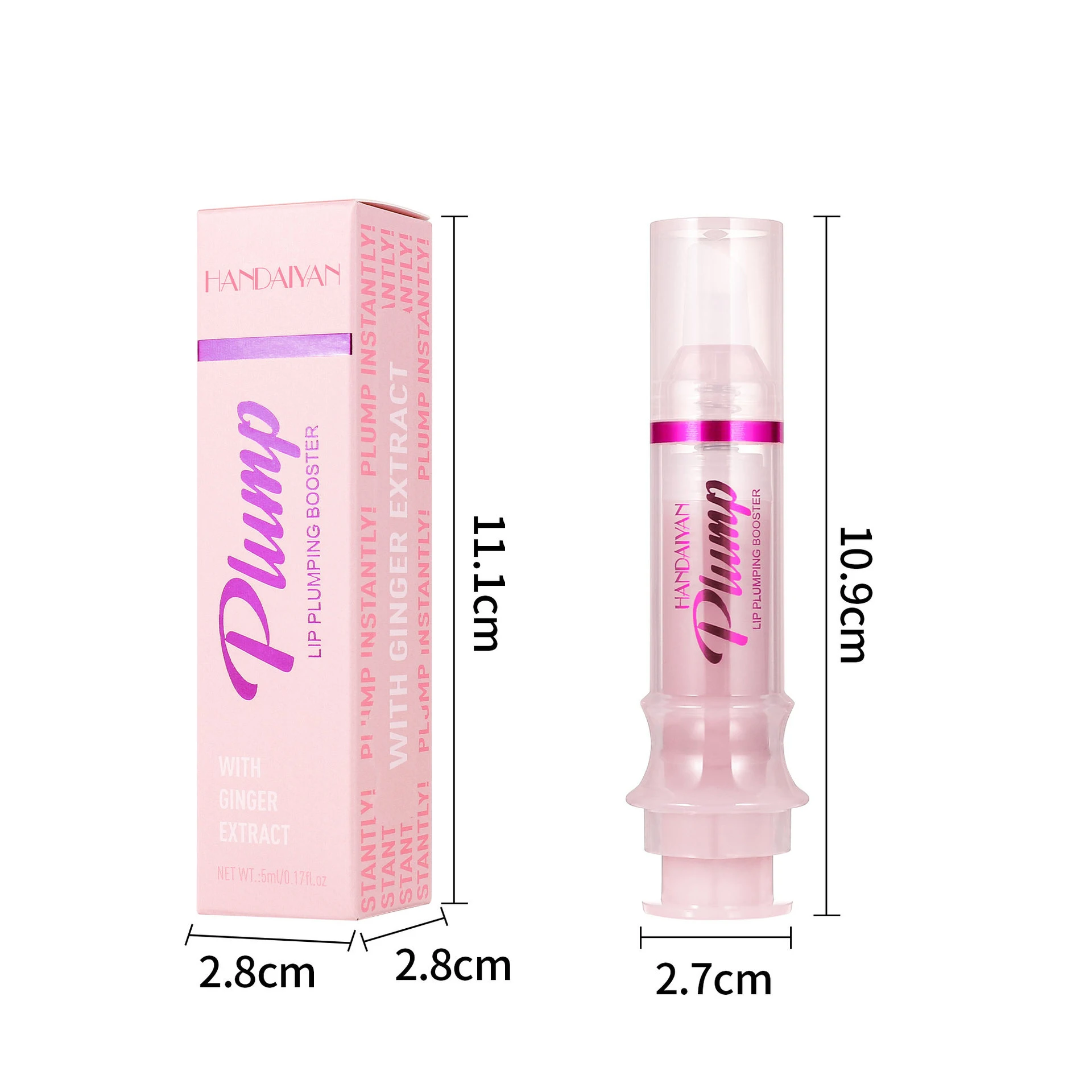 Lip Plumping Lip Balm nourishing moisturizing easy color syringe moisturizing doe lips