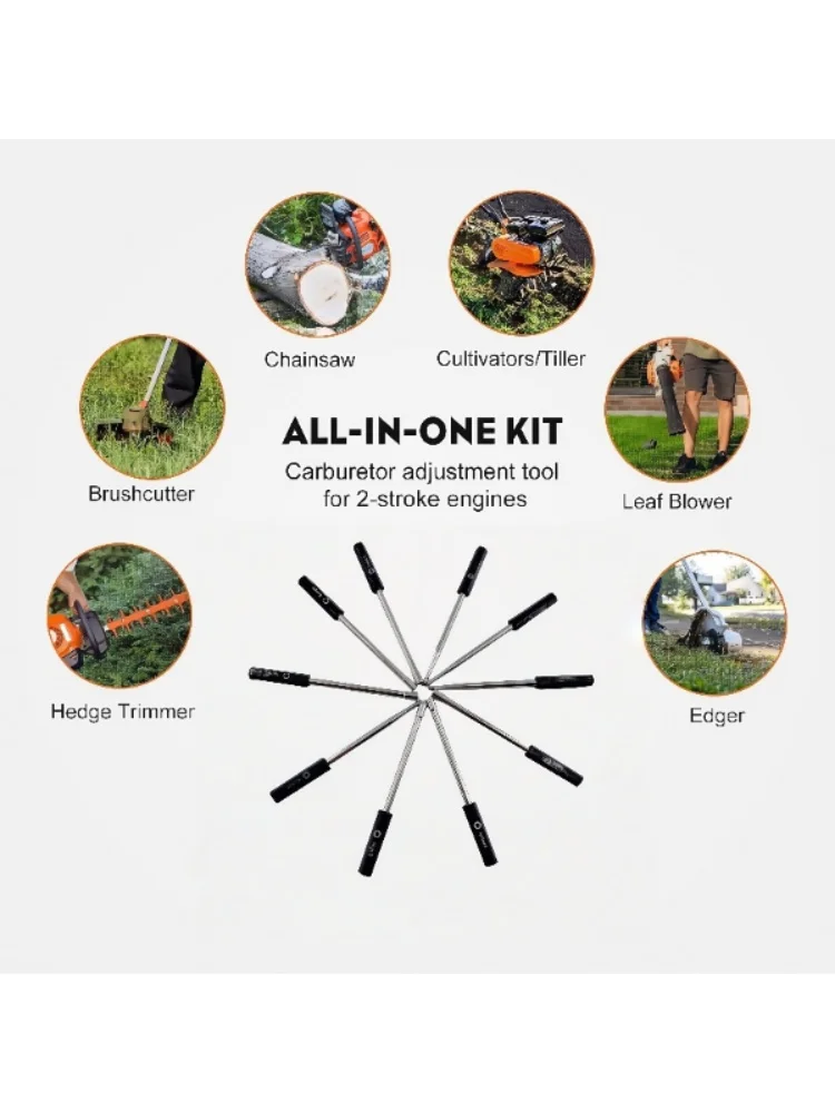 AliExpress GMIGE 10-Piece Carburetor Adjustment Tool Kit for 2-Cycle Engines – Compatible with Husqvarna, Stihl, Echo Chainsaws & Trimmers