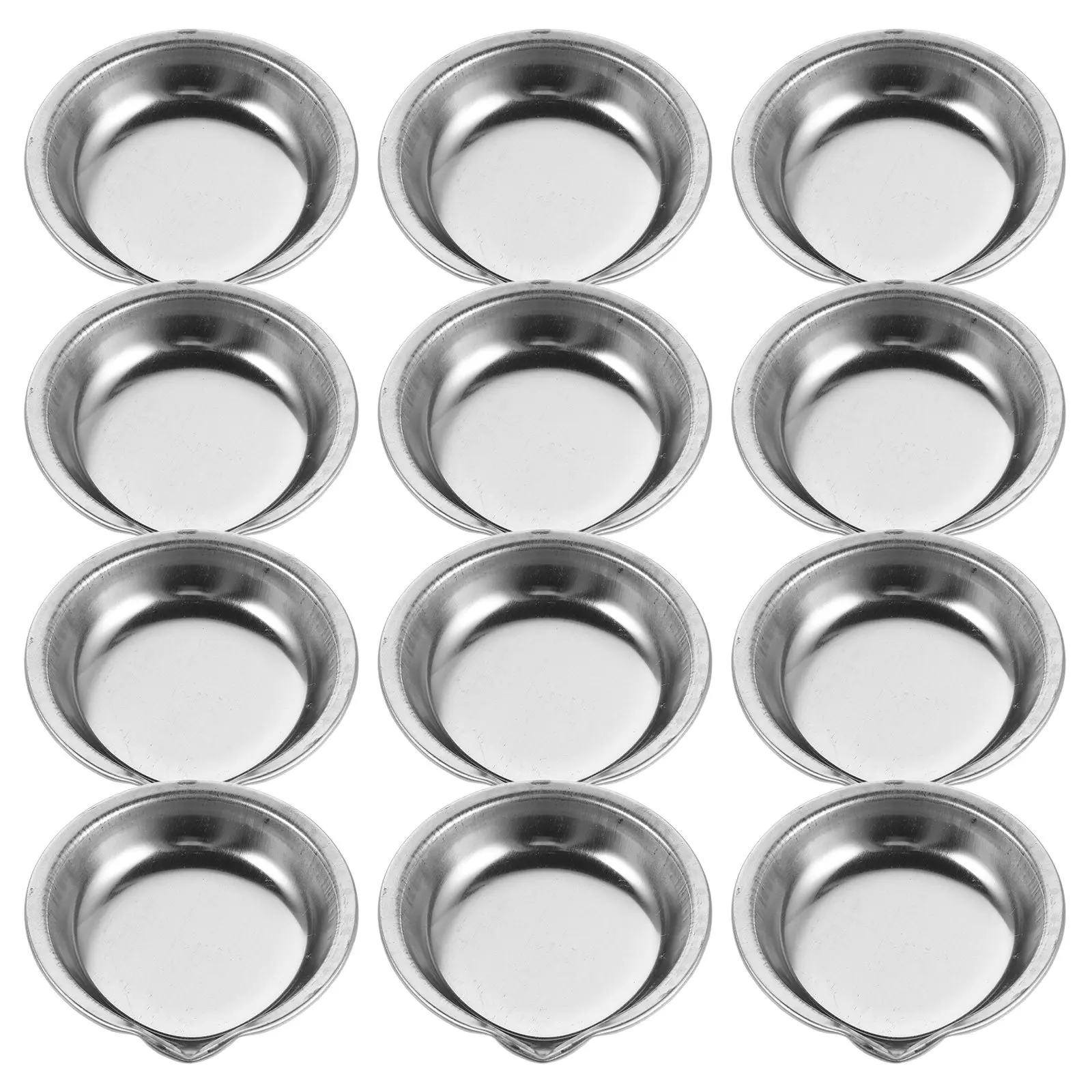 

Набор из 24 круглых палитр из нержавеющей стали для смешивания красок: акварель, масло, акрил. Идеально для художников, макияжа, рукоделия и пигментов.