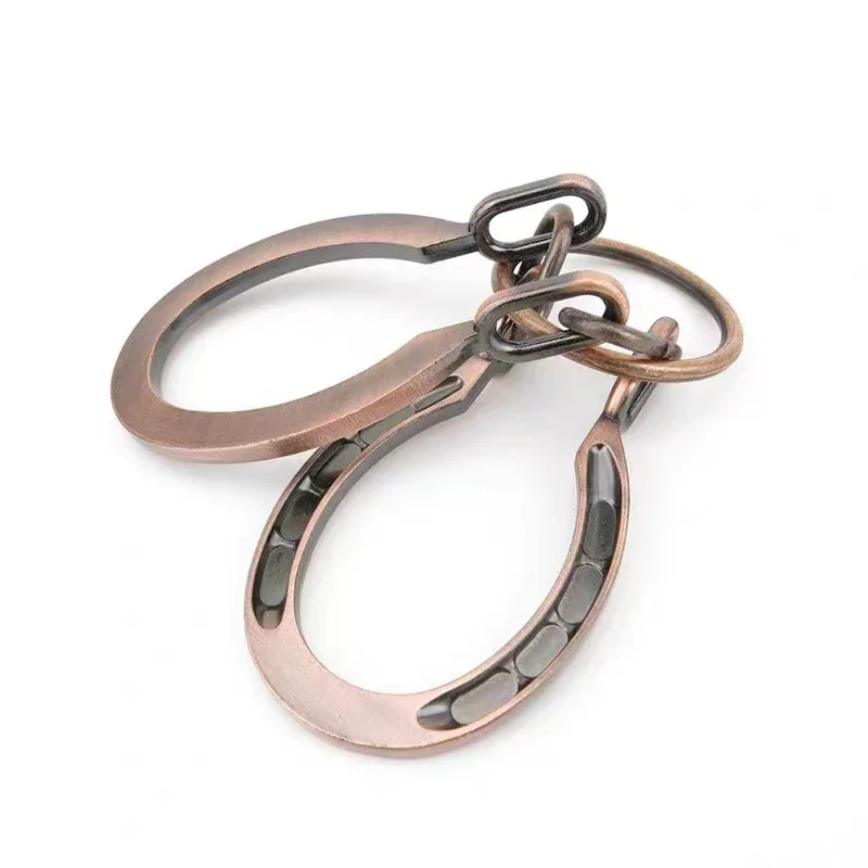 Alloy Horseshoe Lock Magic Puzzle Solving Toys Intelligence Unlocking Ring Buckle Children Adult Puzzle Leisure Toys