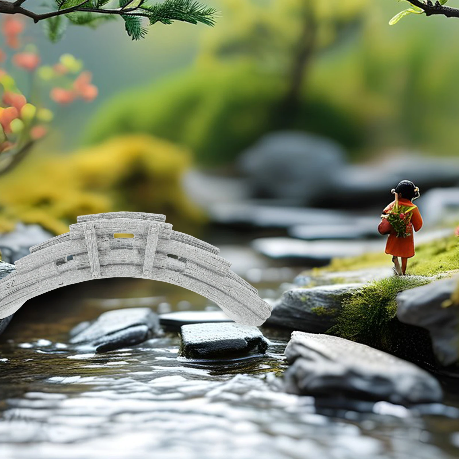 

Stone Bridge Ornaments Artificial Landscapes Miniature Bonsai Decor Fish Tank Aquarium Garden Bridges Landscape Toys