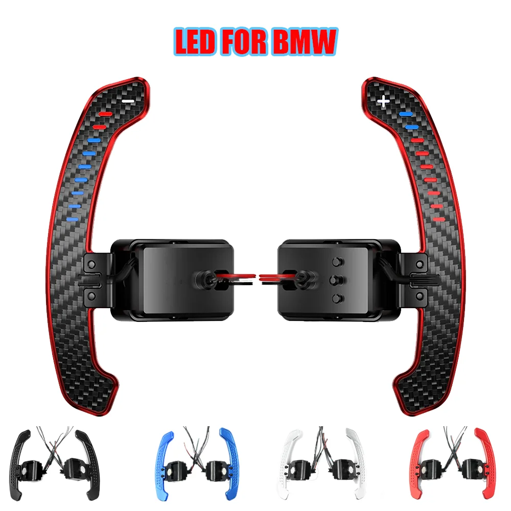 

2026 NEW LED Magnetic Aluminum Alloy Paddle Shifters Carbon Fiber For BMW F20 F30 F32 F34 F36 F80 G42 F30 F31 F34 F35 G80 F30