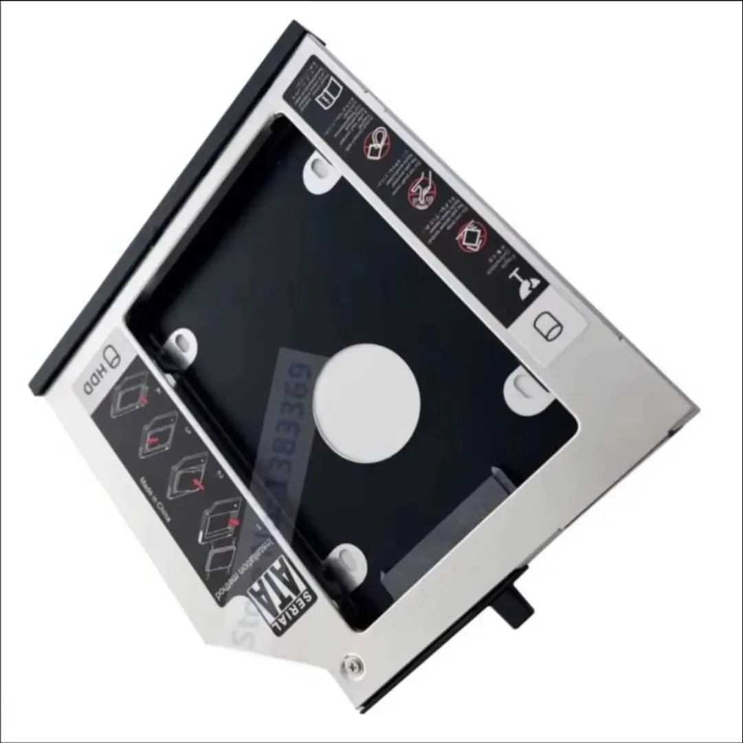 suporte-adaptador-de-95mm-para-2º-ssd-hd-de-25-polegadas-para-baia-Optica-de-lenovo-thinkpad-t410s-t410si-t410i-t420s-t420si-t430s-t430si