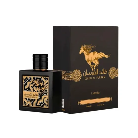 Lattafa Qaed Al Fursan Eau De Parfum Aroma Esotico di Ananas Affumicato con Ambra 100ml