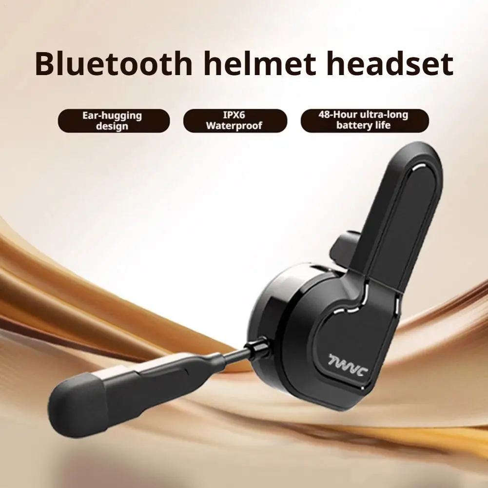 

Мотоциклетная Bluetooth-гарнитура для шлема, беспроводной комплект для звонков с функцией громкой связи, стереофонический, с защитой от помех, Bluetooth-коммуникатор