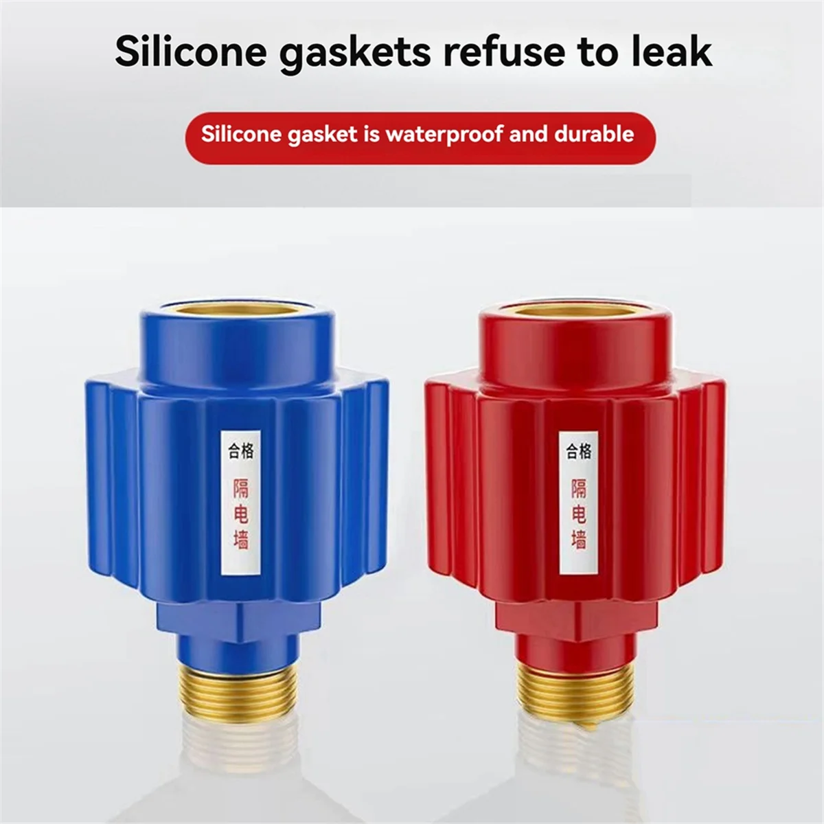 BISM 4 قطعة [أسنان نحاسية سميكة] سخان مياه كهربي مضاد للكهرباء جدار تركيبات سخان المياه المنزلية