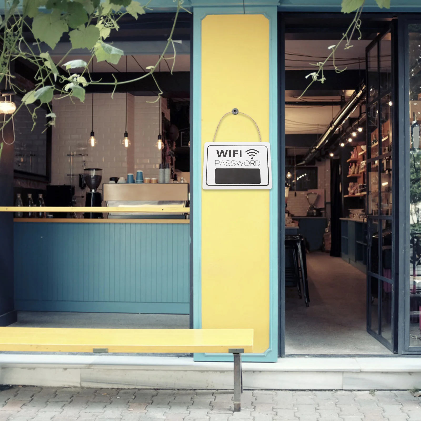 

Password Sign Hanging Board For Home Hotel Restaurant Wall Mount Wifi Network Indicator Waterproof Wifi Password Board