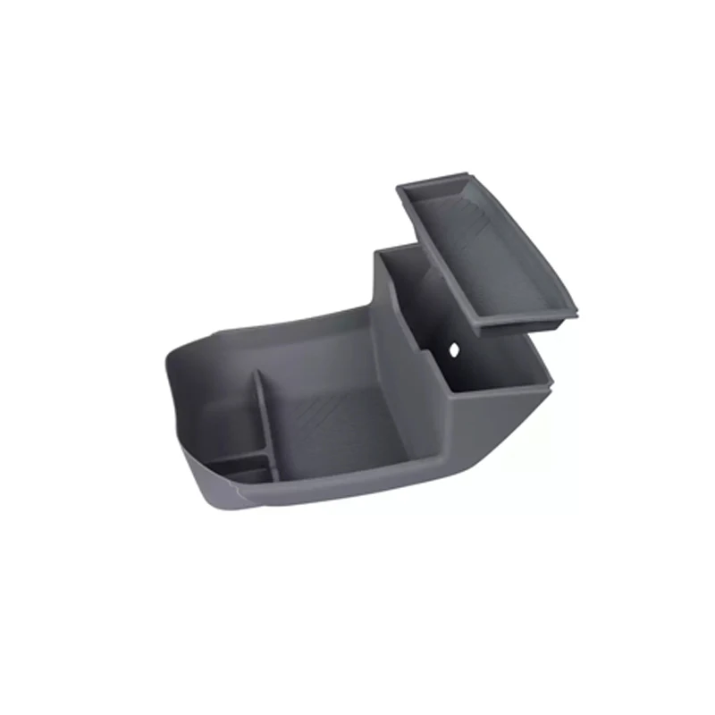 Per ZEEKR 7X 2024 + Console centrale Bracciolo Scatola portaoggetti inferiore Scatola organizer in silicone a doppio strato Aggiornamento interno Accessori auto