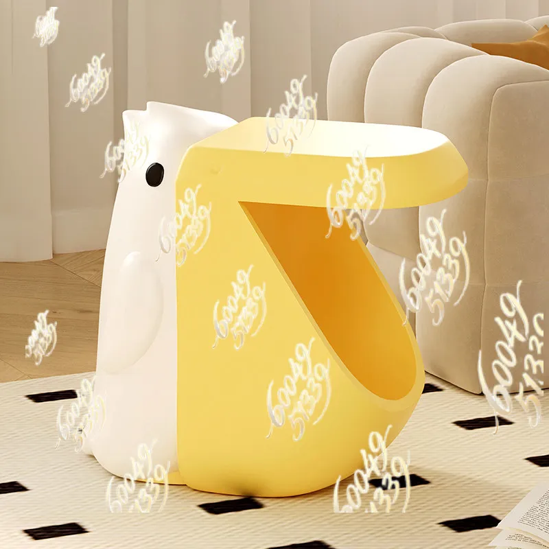 Apply to pelican creative side table living room ornaments floor storage cartoon snack rack cute coffee table weird furniture