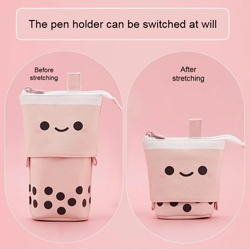 1pc Style Popular Makaron Color Matching Can Be Transformed Into A Large Capacity Upgraded Pencil Bag Stationery Box