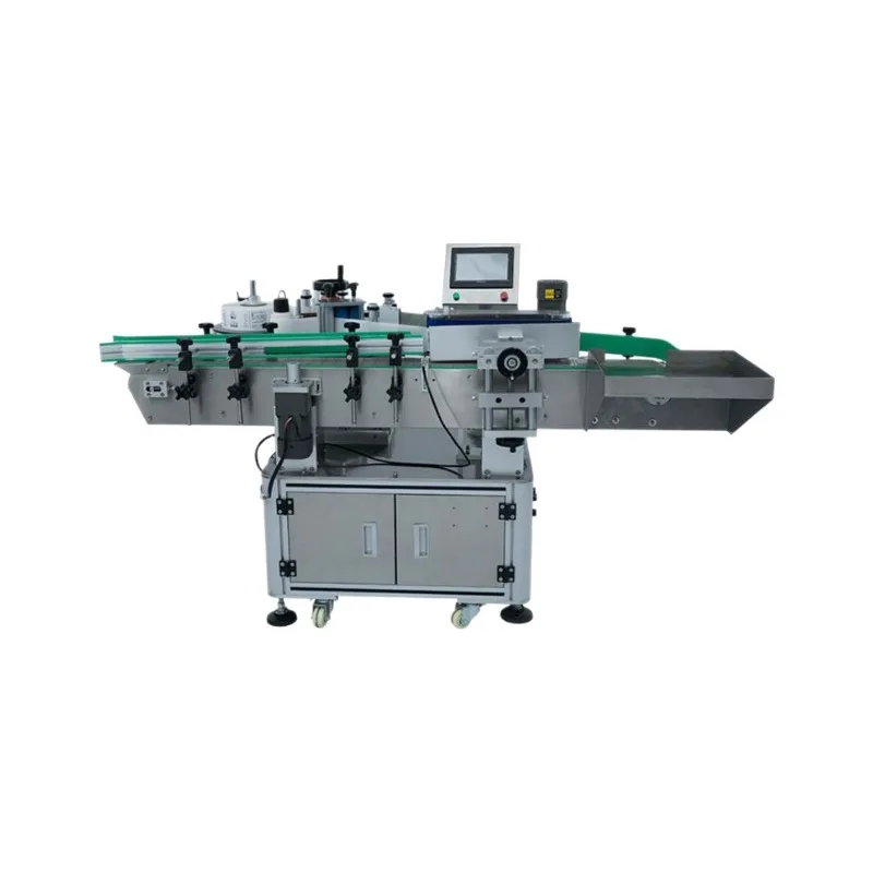 Electric Automatic Can Jar Barrel Wrap Around Labeler Adhesive Sticker Applicator Glass Plastic Water Bottle Labeling Machine view 4
