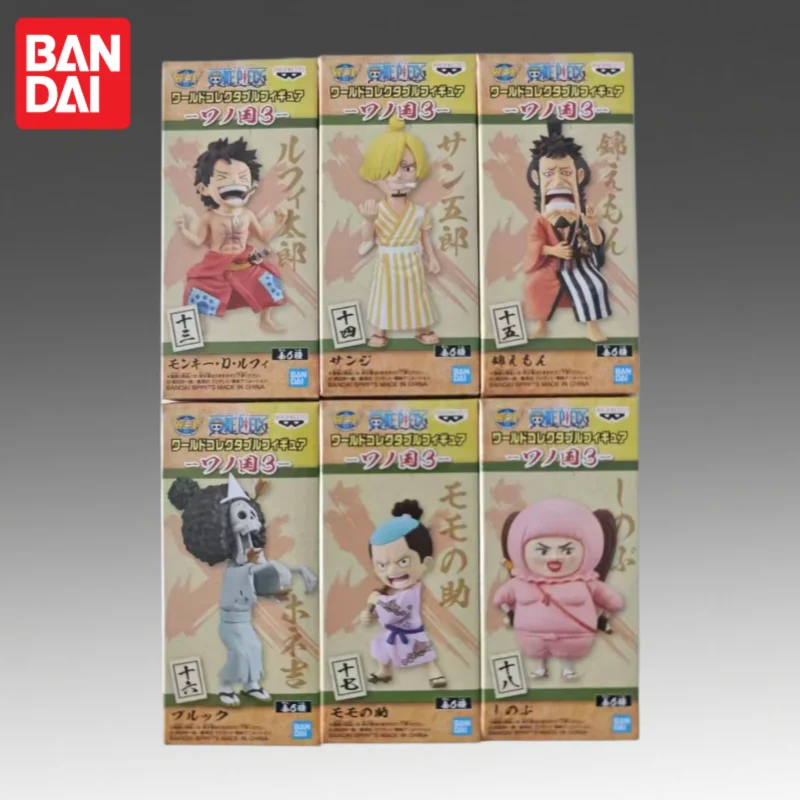 

In Stock Bandai Original Banpresto Wcf One Piece Luffy Sanji Action Figure Model Doll Brand New Boxed Anime Characters Toys