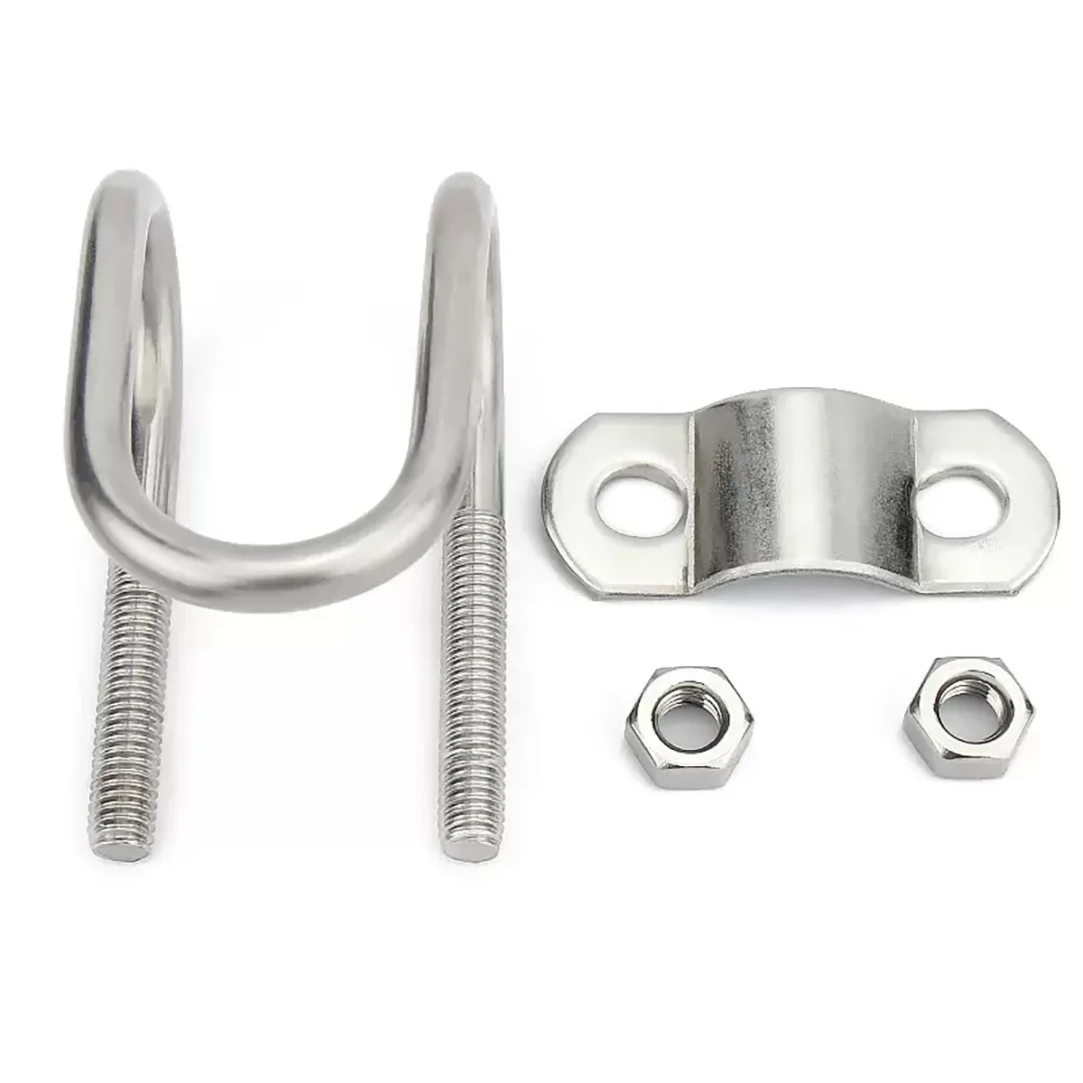 304 Stainless Steel Double U-Shaped Clamp/U-Shaped Screw/Cross U-Shaped Bolt/Special-Shaped Pipe Clamp/For Aquaculture