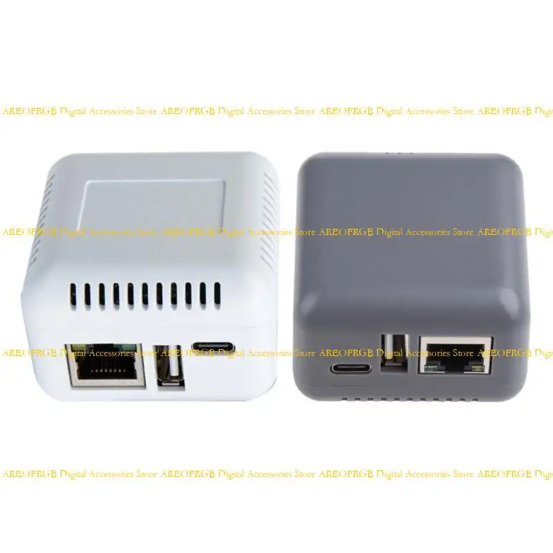 

1PC NP330 Net-work USB 2.0 Print Server USB2.0 Mini Printer Server 100Mbps RJ45 Connection for Androids Phones Computer