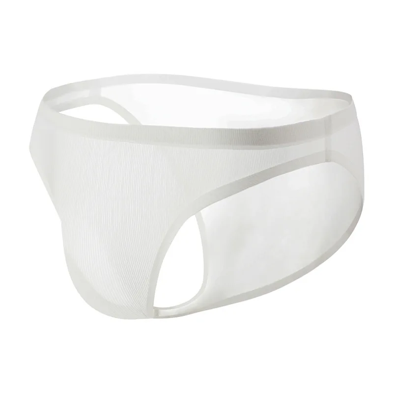 Factory direct sales ice silk seamless men's underwear low-rise briefs men's foreign trade F2201
