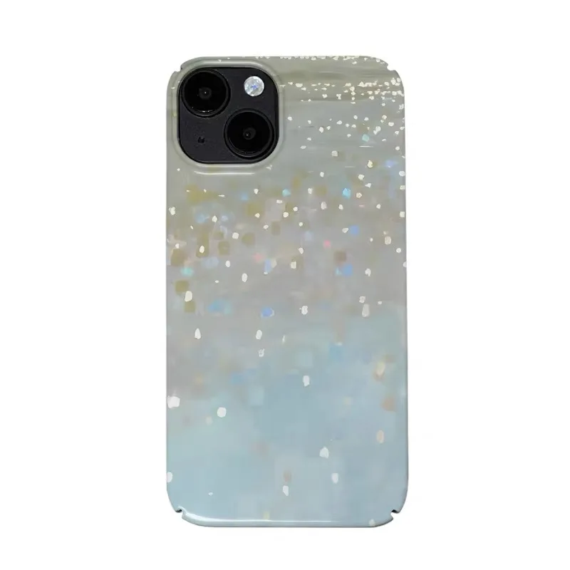 

Ins Korean Scattered Sparkling Spot Art Phone Case for IPhone 17 16E 15 14 Plus 13 Mini 11 Pro Max 12 Pro Back Cover XS XR Case