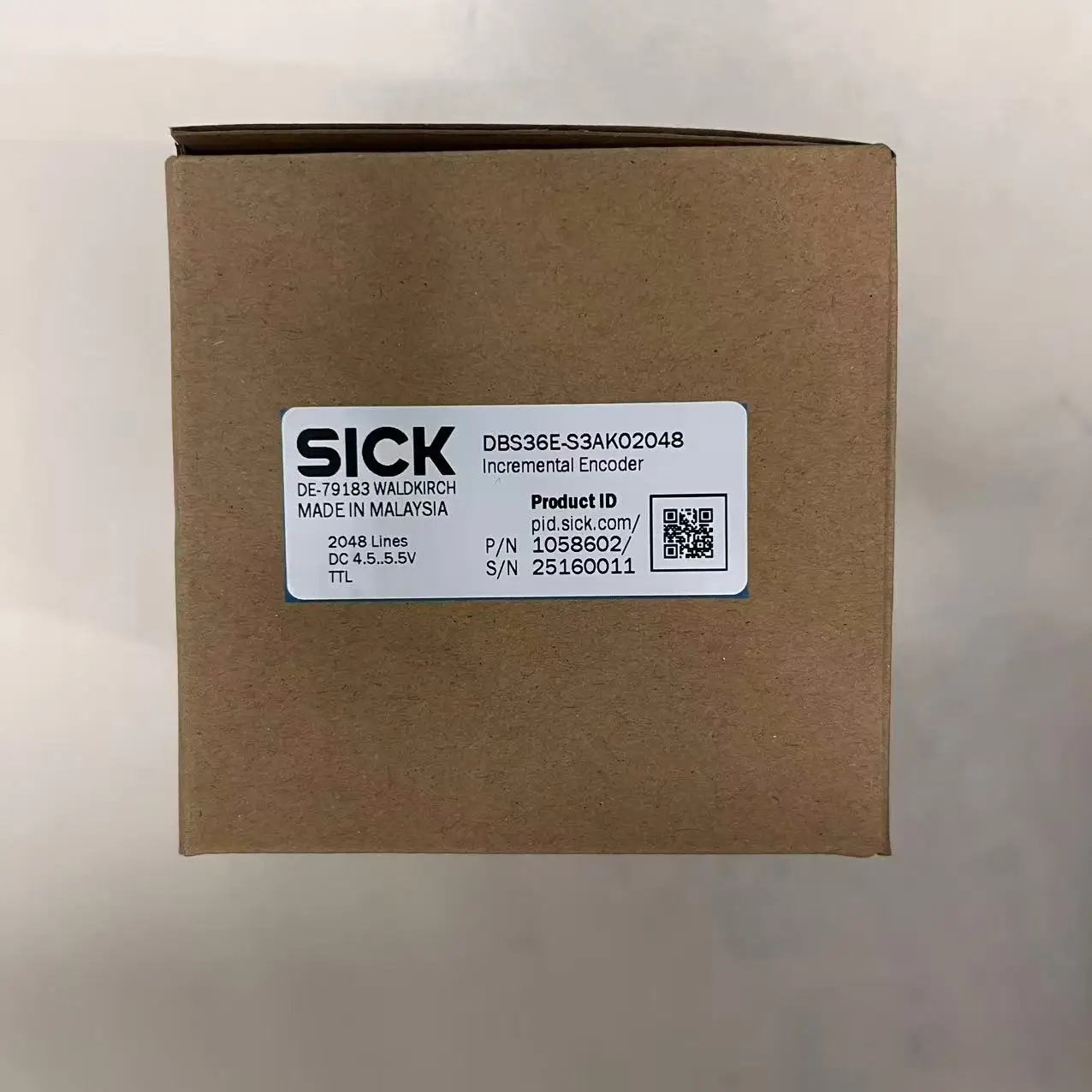 marca doente original DBS36E-S3AK02048 1058602 ENCODERS INCREMENTAL novos em estoque