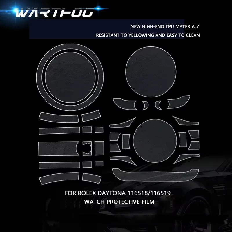 Watch Protective Film For Rolex Cosmograph Daytona 116518 116519 40mm Oyster Bracelet Model