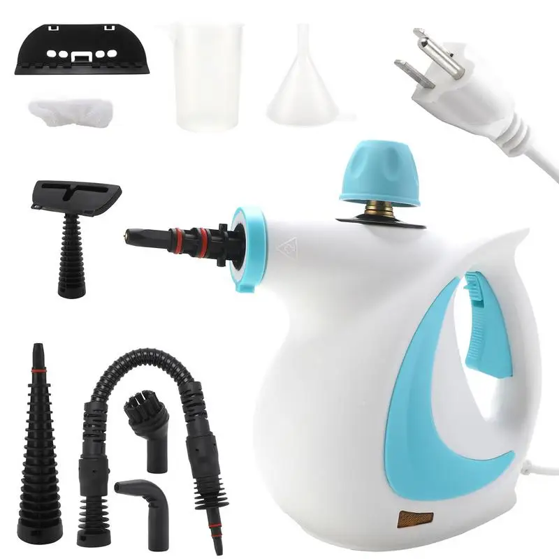 

Home Handheld Steam Cleaner 1000w Powerful Home Steamer Deep Cleaning Steamer Natural Steam Cleaner with 9 Accessories