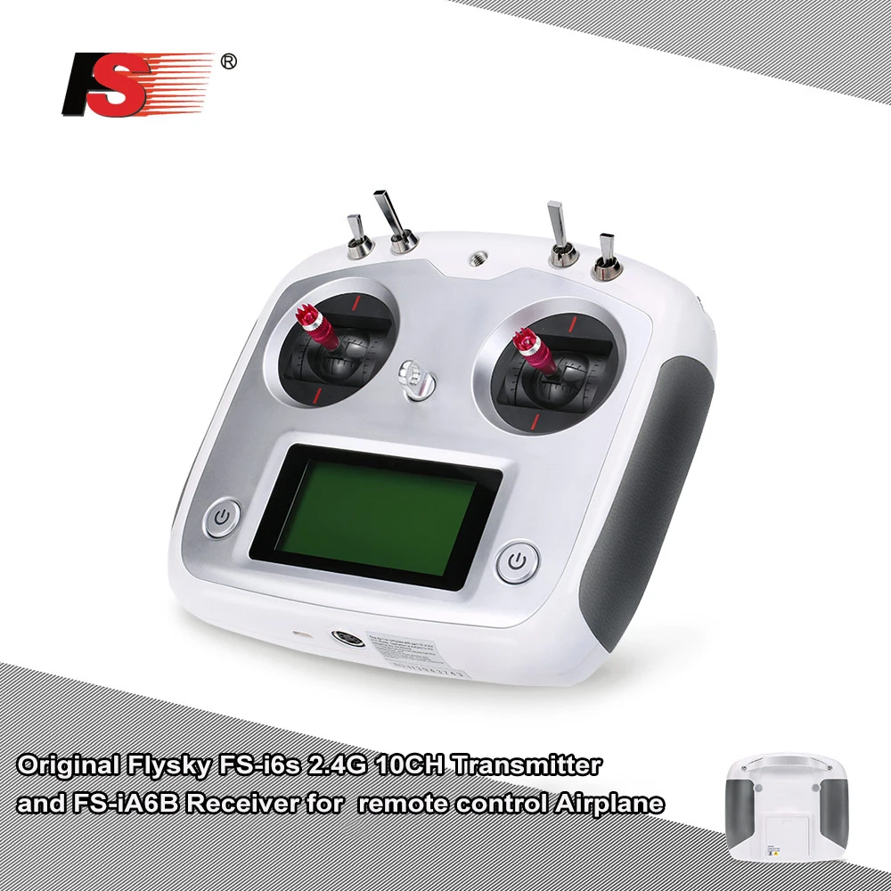 

RC Transmitter 2.4G 10CH AFHDS 2A Touchscreen Transmitter with 6CH Receiver for Remote Control Airplane Helicopter Multicopter