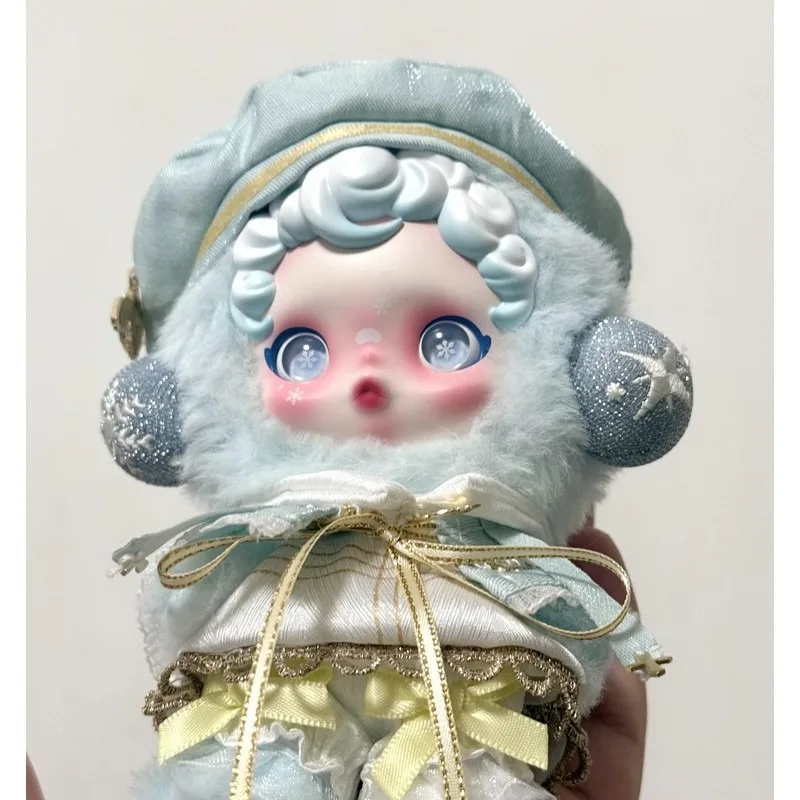 Dla nowego produktu SP Winylowa pluszowa lalka Ubranka dla niemowląt SKULLPANDA Miękka i wytrzymała winylowa wystawa Tide Play Ornament Prezent