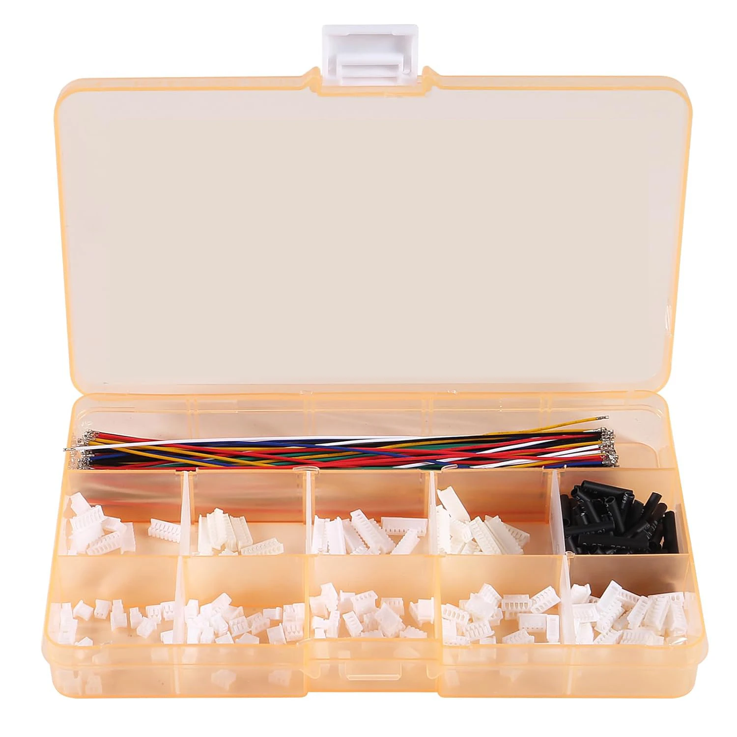 2.54mm XH Connector Socket Kit with pre-Crimped Cable Wire 2/3/4/5/6/7 Pin Housing JST Adapter Cable Male and Female Compatible