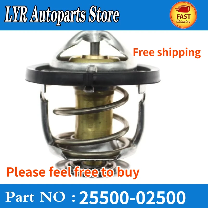 

High quality Engine Coolant Thermostat For HYUNDAI KIA Atos Getz I10 Picanto 25500-02500 2550002500 car accessories