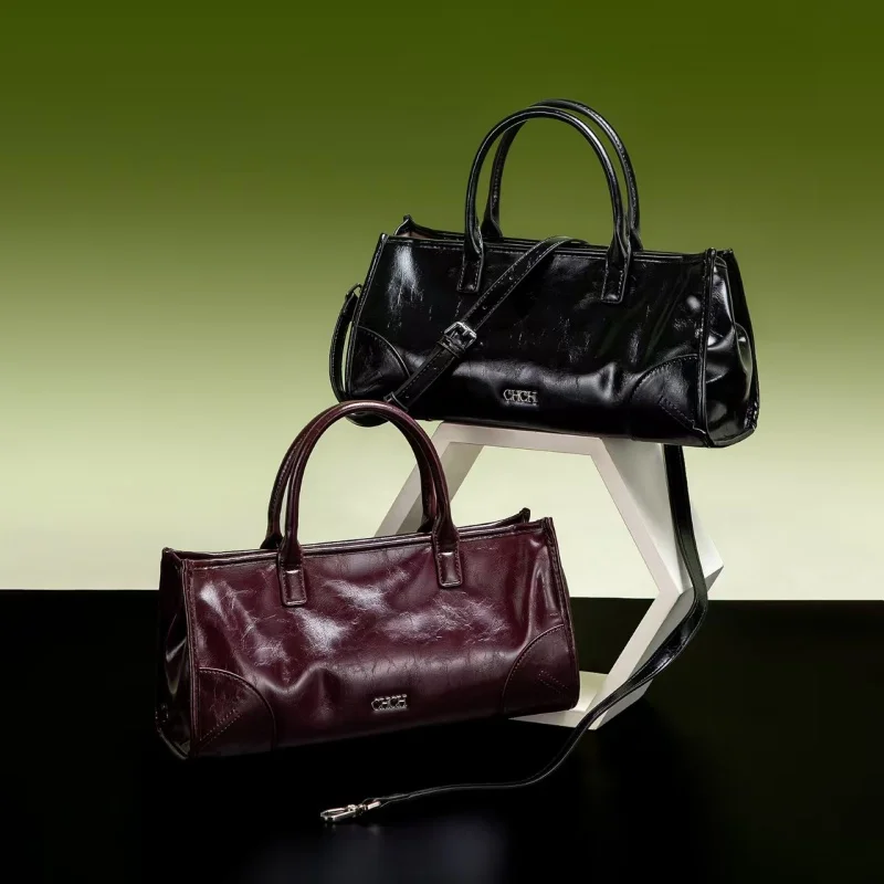 

Женская сумка через плечо CHCH, новая черная сумка с мраморным узором, съемный плечевой ремень, Bolsos Mujer