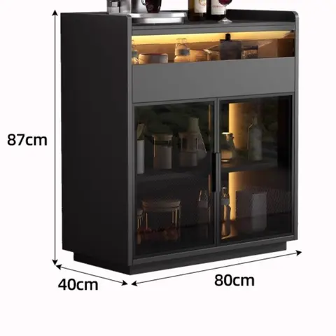 Vardagsrum Glasdörr Tevattenskåp Förvaringsskåp Kökslåda Förvaringsskåp Dekorativa Sovrumsmöbler 8 best sales skåp med glasdörr - №6