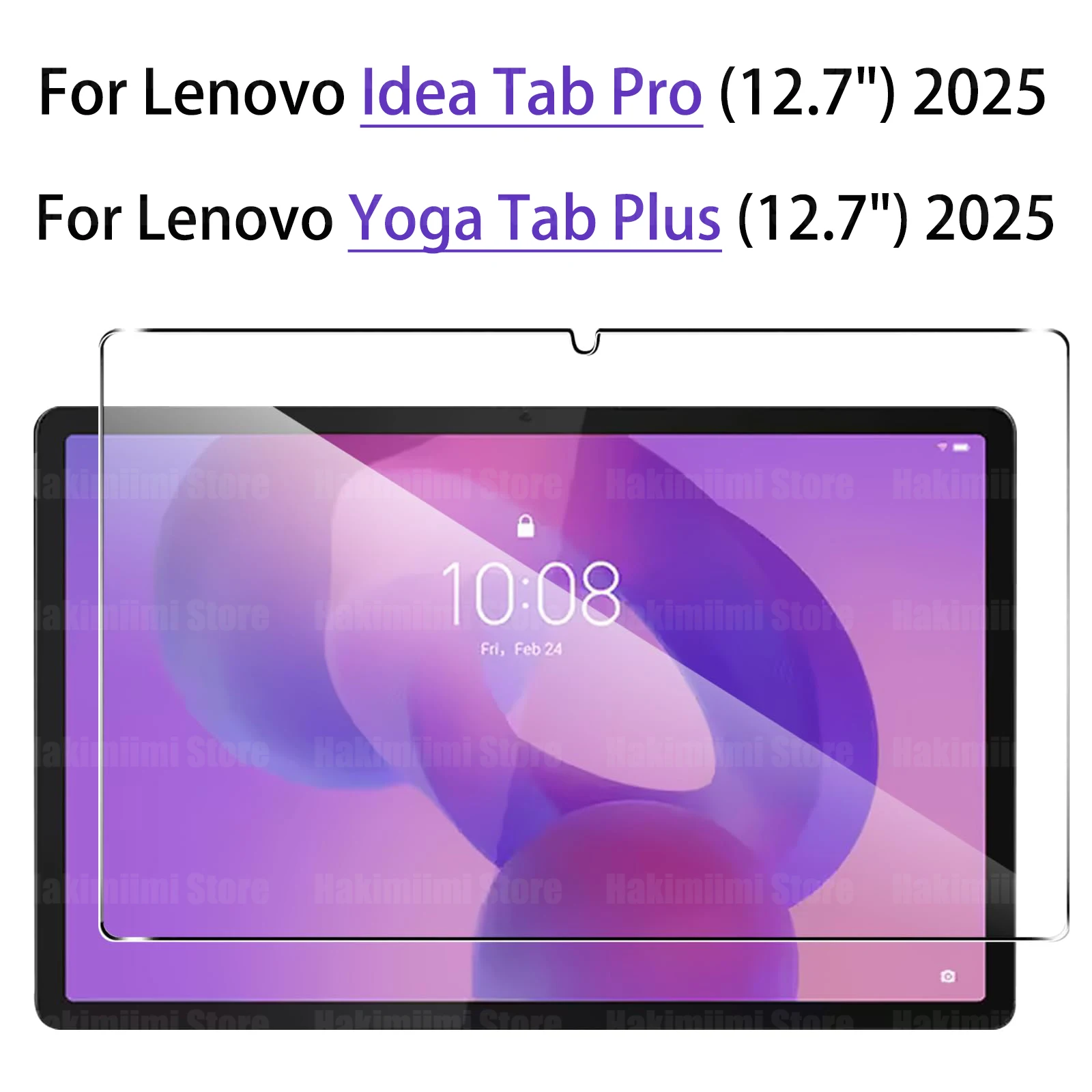 For 12.7 inch Lenovo Idea Tab Pro Screen protector Premium Glass 9H Hardness Bubble Free Tempered Film For Yoga Tab Plus 2025