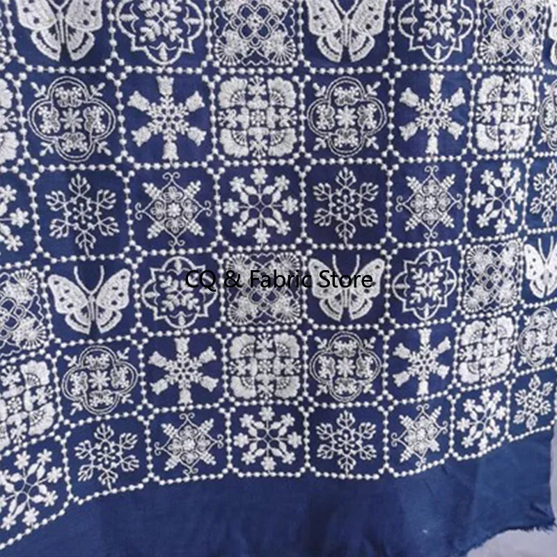 جديد المطرزة نسيج القنب القطني INS نمط اليدوية DIY رمي وسادة أريكة مفرش طاولة ديكور المنزل النسيج بالمتر
