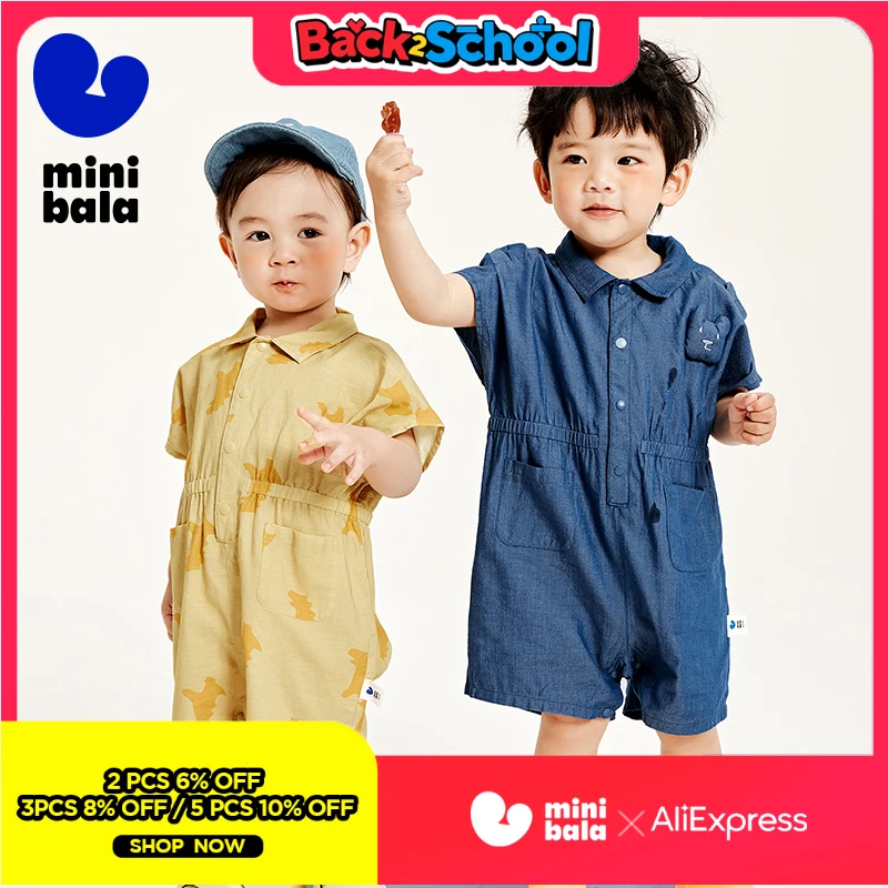 

Детский свободный костюм для ползания с мини-оборкой, на весну и лето