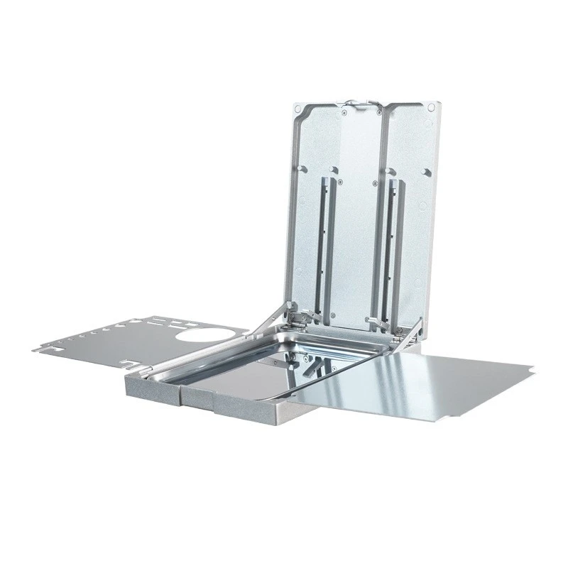 Multifunctional folding art box, aluminum alloy art box with three-legged stand, portable sketching and oil painting box - view 6