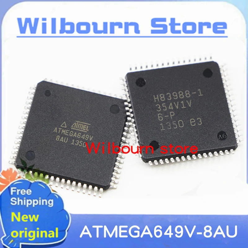 5PCS~20PCS/LOT ATMEGA649V-8AU ATMEGA649V 8AU TQFP64 100% New Spot stock