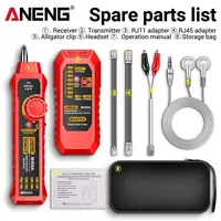 ANENG Smart Network Cable Receiver Network Repair Electrical  Tester RJ45 RJ11 LAN Cable Tester Finder Wire Tracker Tool M469A
