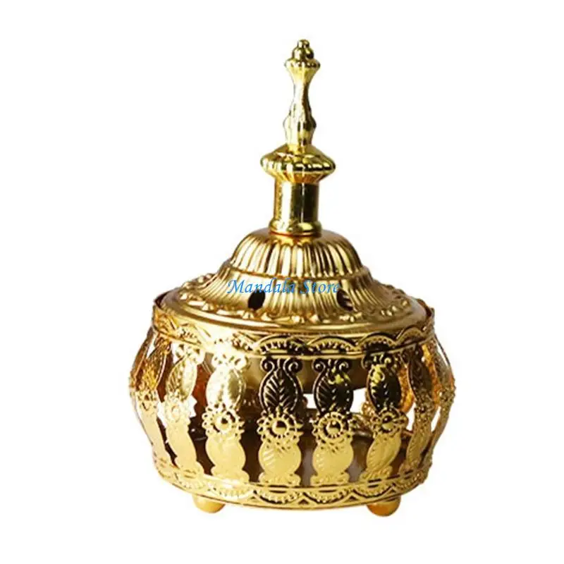 U2JC Middle Eastern Iron Fragrances Incenses Burners Scented Diffuser Desktop Decors
