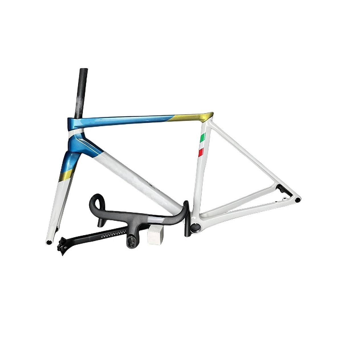 

C68 Carbon Road Bike Frame Di2/Mechanical Compatible Lightweight Racing Bicycle Frameset Full Internal Routing EU DPD Blue