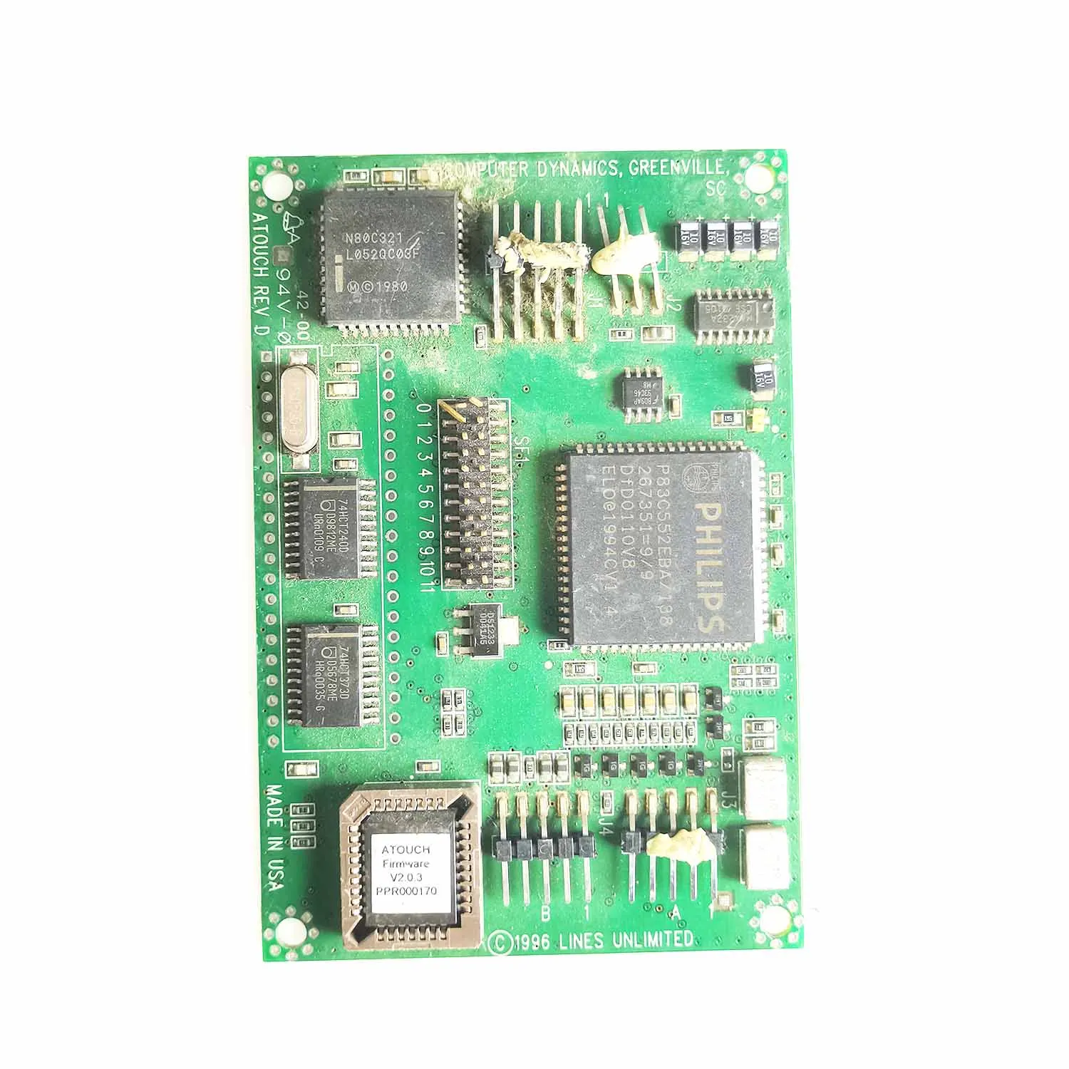 Scheda madre ATOUCH REV D scheda driver dinamica del COMPUTER