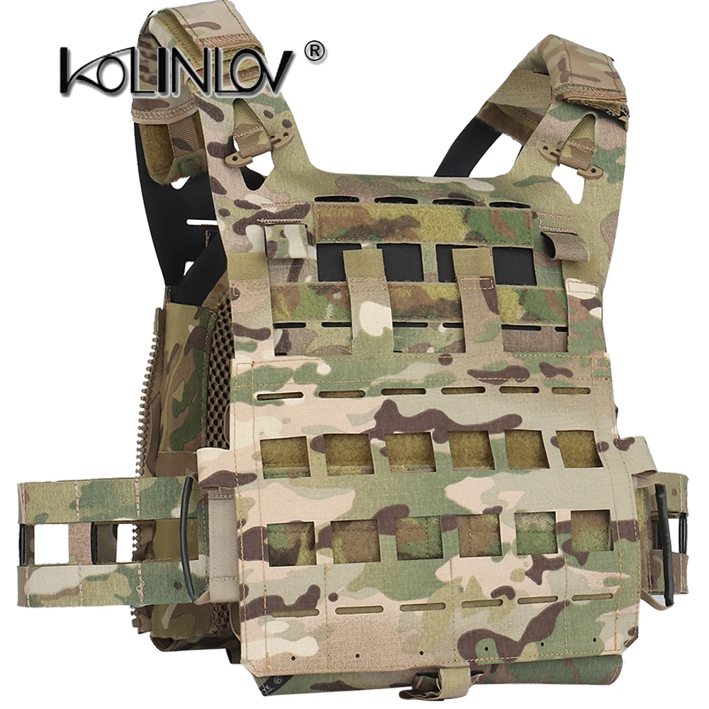 SPC Tactical Vest Lightweight Militar Hunting Airsoft Assault Ranger Green MC camo MOLLE Vests Laser Cutting Fabrics